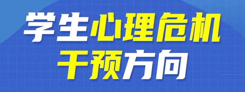 学生心理危机干预方向-外圈【督导师 黄辛隐】